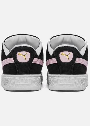 Puma suede xl black pink 4