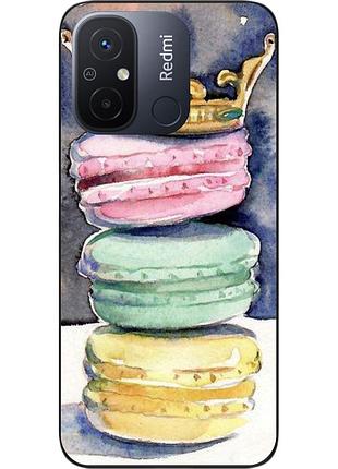 Оригинальный чехол для xiaomi redmi 12c с картинкой пирожное