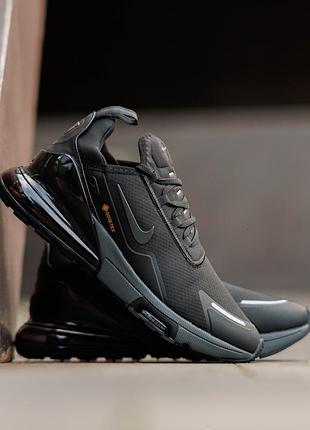 Мужские кроссовки nike air max 270 gore-tex black grey nd