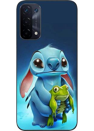 Силиконовый чехол бампер epik для oppo a54 5g с картинкой стич