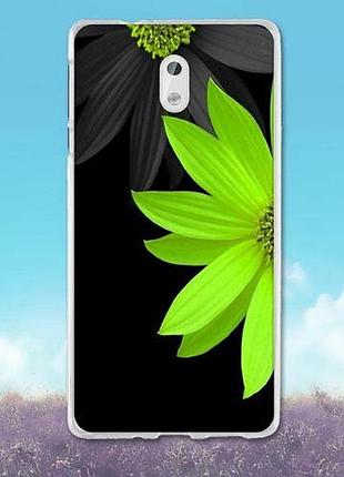 Силіконовий чохол накладка для nokia 3 з картинкою квітка