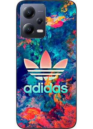 Силіконовий чохол для xiaomi redmi note 12 5g з картинкою адідас
