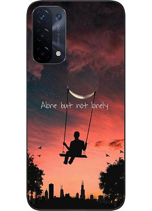 Чехол силиконовый epik для oppo a54 5g с картинкой надпись