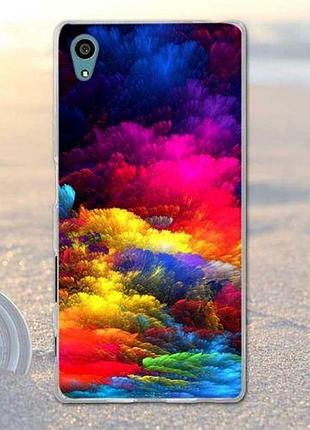 Чохол з картинкою (силікон) для sony xperia xa1 казкове небо