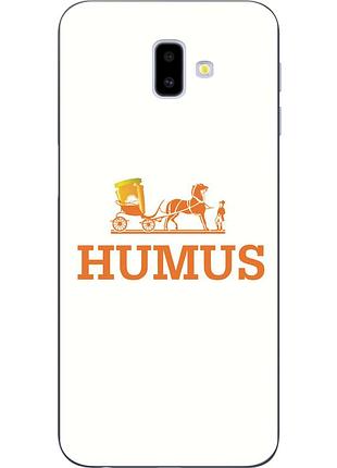 Антибрендовый силіконовий чохол для samsung galaxy j6 plus 2018 з картинкою humus