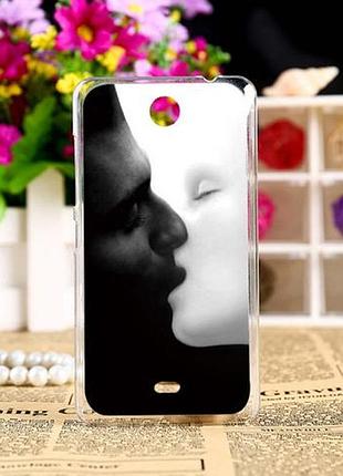Чохол-накладка для microsoft lumia 430 з малюнком поцілунок