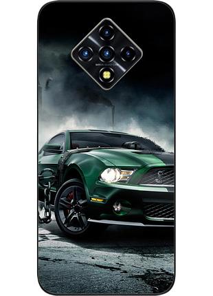 Силиконовый чехол для infinix zero 8 с картинкой мустанг