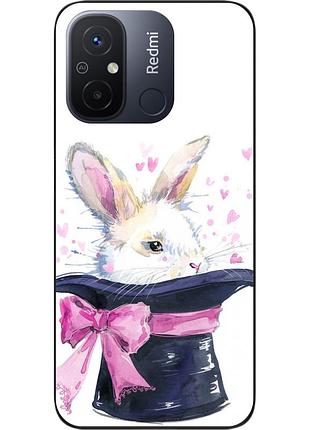 Чохол силіконовий для xiaomi redmi 12c з картинкою кролик