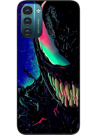 Силиконовый чехол epik для nokia g21 с картинкой яркий веном