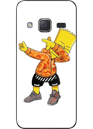 Силіконовий чохол для samsung galaxy j2 j200 з картинкою барт сімпсон