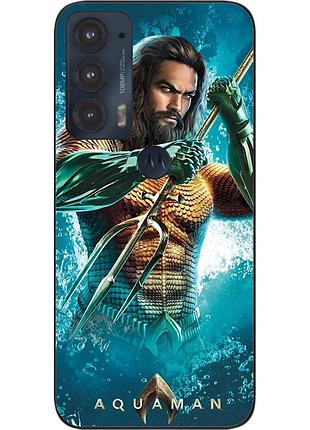 Силіконовий чохол epik для motorola edge 20 з картинкою аквамен