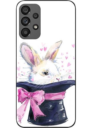 Чехол силиконовый epik для samsung galaxy a73 5g с картинкой кролик