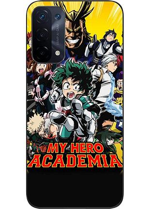 Силиконовый чехол epik для oppo a54 5g с картинкой my hero academia