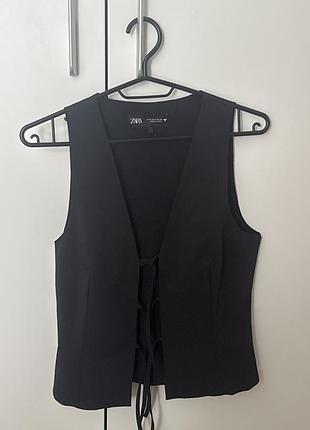 Жилет жіночий zara чорний розмір s