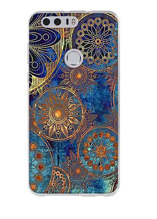 Оригинальный чехол накладка для huawei honor 8 с картинкой винтажный узор