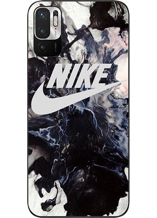 Силіконовий чохол для xiaomi redmi note 10 5g з картинкою nike