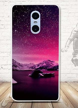 Силіконовий чохол бампер для xiaomi redmi note 4 з картинкою зірки