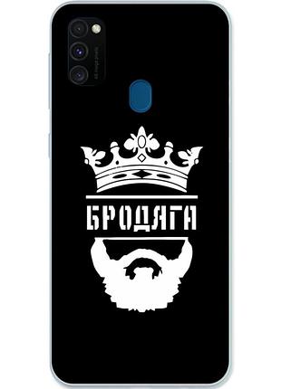 Силиконовый чехол с картинкой для samsung m21 galaxy m215f бродяга
