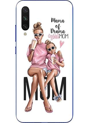 Силиконовый чехол с рисунком для xiaomi mi a3 lite мама