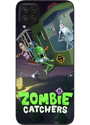 Силиконовый чехол с картинкой для samsung a22 galaxy a225f игра зомби кетчерс