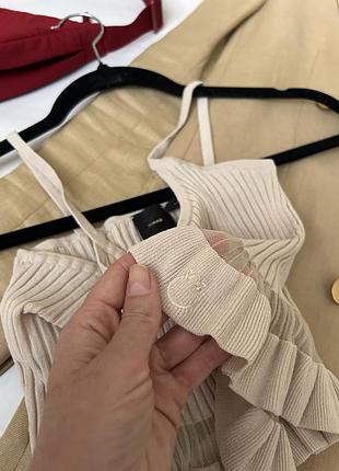 Топ в рубчик на брителях pinko. 5