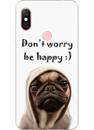 Оригинальный чехол накладка для xiaomi redmi note 6 pro с картинкой собака в капюшоне