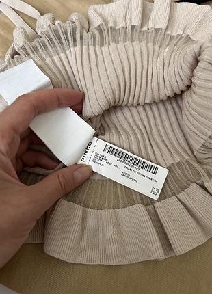 Топ в рубчик на брителях pinko. 8
