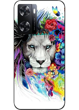 Силиконовый чехол epik для oneplus nord n20 se с картинкой лев