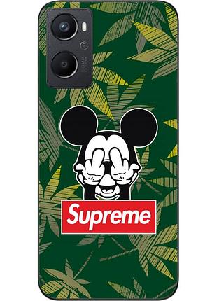 Оригинальный чехол epik для oppo a96 4g с картинкой микки supreme