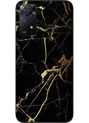 Силиконовый чехол бампер для xiaomi redmi note 11 pro с картинкой мрамор