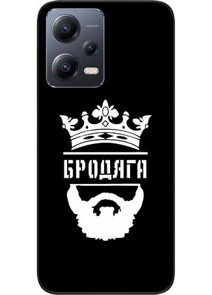 Силіконовий чохол для xiaomi redmi note 12 5g з картинкою бродяга