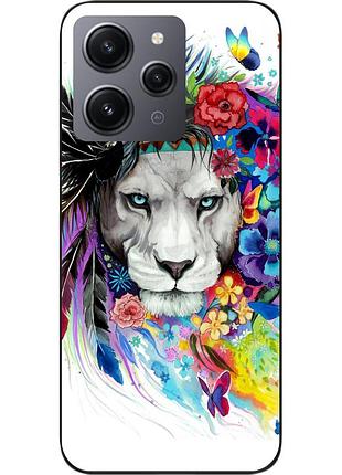 Силіконовий чохол для xiaomi redmi 12 з картинкою лев