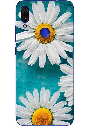 Силіконовий чохол з малюнком для xiaomi redmi note 7 ромашки