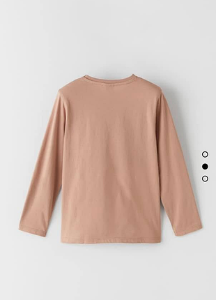 Лонгслив реглан кофта топ zara 10р 140 см 3