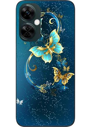 Оригинальный чехол epik для oneplus nord ce 3 lite с картинкой бабочки
