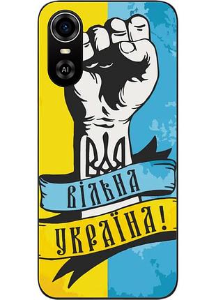 Силиконовый чехол для zte blade a31 plus с картинкой свободная украина