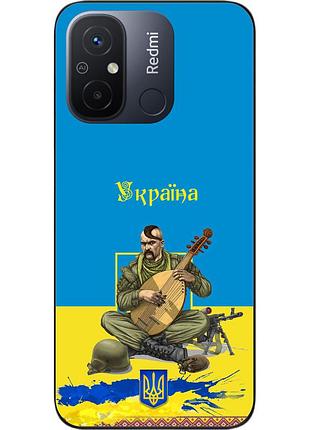 Оригинальный чехол для xiaomi redmi 12c с картинкой козак