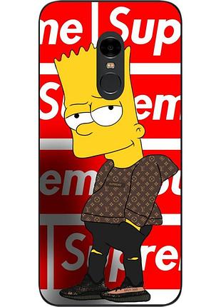 Силиконовый чехол для xiaomi redmi note 4x с картинкой симпсон