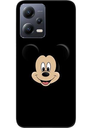 Силиконовый чехол для xiaomi redmi note 12 5g с картинкой микки
