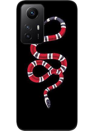 Силиконовый чехол для xiaomi redmi note 12s с картинкой змея