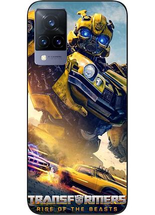 Силіконовий чохол epik для vivo v21 з картинкою бамблбі трансформери