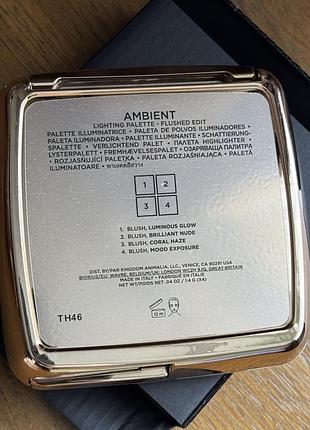 🌹палетка рум’яна - хайлайтер hourglass ambient lighting palette румяна / світловідбиваючий ефект / природний сяючий фініш / шовковиста текстура 2