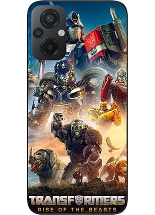 Силиконовый чехол epik для xiaomi poco m5 с картинкой трансформеры
