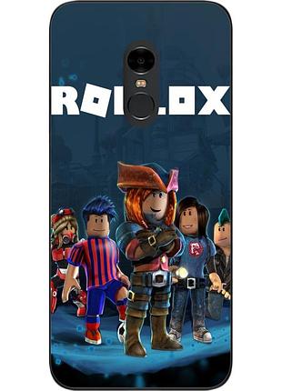 Бампер силіконовий чохол для xiaomi redmi note 4x з картинкою roblox