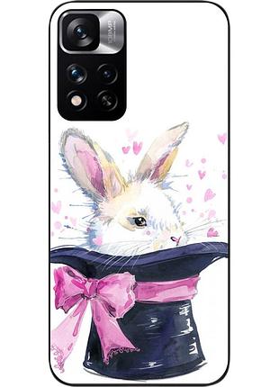 Чехол силиконовый epik для xiaomi redmi note 11 pro plus 5g с картинкой кролик