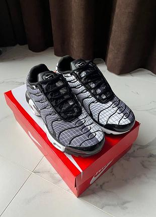 Nike air max tn plus black white 7