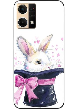 Чохол силіконовий epik для oppo reno 7 4g з картинкою кролик