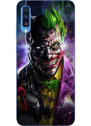 Силиконовый чехол с рисунком для samsung a70 2019 galaxy a705f two face