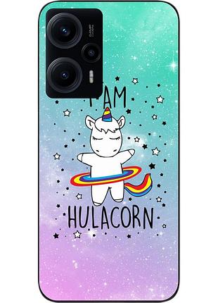 Силиконовый чехол epik для xiaomi poco f5 с картинкой единорог