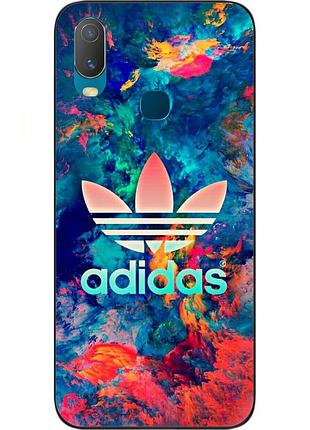 Оригинальный чехол для vivo y11 с картинкой adidas